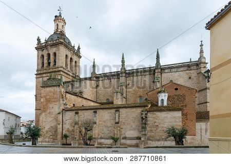 Cathedral Of Santa Maria De La Asuncion In Coria, Caceres, Extremadura, Spain