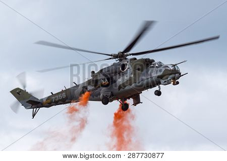 Payerne, Switzerland - September 1, 2014: Czech Air Force (vzdušné Síly Armády České Republiky) Mil