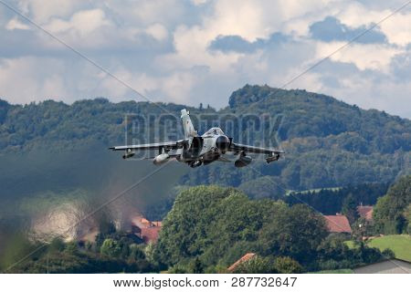 Payerne, Switzerland - September 1, 2014: German Air Force (luftwaffe) Panavia Tornado Ids Strike Ai