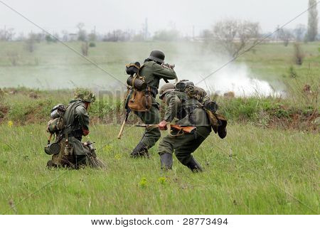 Ww2 德国士兵在战斗