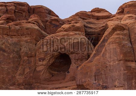 Hidden Arch In Arches Np