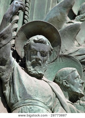Florencja - Reachness szczegóły na fasadzie katedry