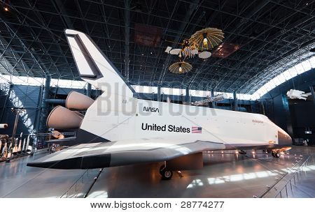 Chantilly, Virginia 10. Oktober: Space Shuttle Enterprise bei nationalen Luft- und Museum von St