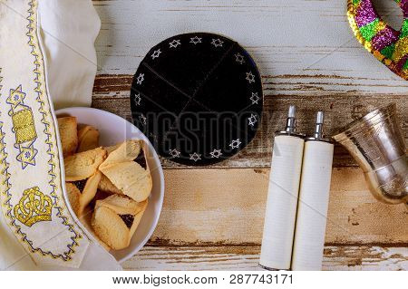 Hamantaschen Kosher Cookies For Jewish Holiday Purim