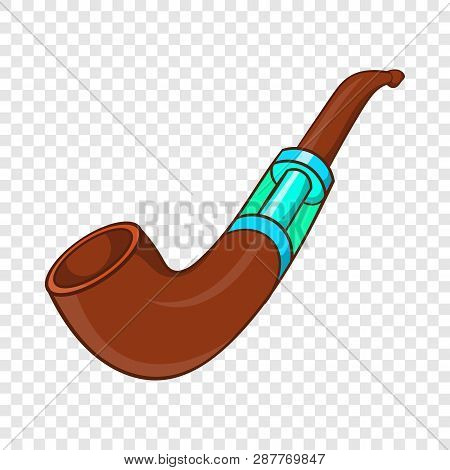 Electronic Smoking Pipe Icon In Cartoon Style On A Background For Any Web Design