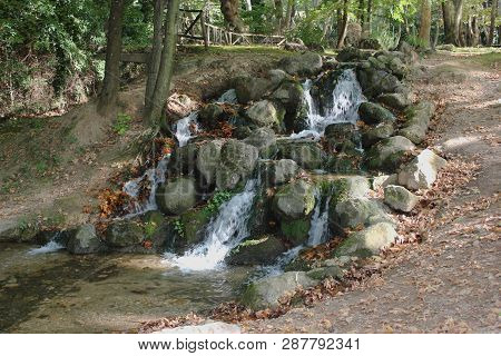 Agios Nikolaos Park Naousa Greece Europe