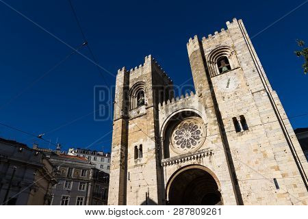 The Patriarchal Cathedral Of St. Mary Major Or Simply Lisbon Cathedral Is A Roman Catholic Cathedral