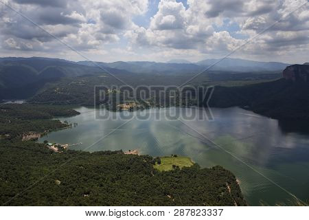 Swamp Of Sau From The Crags Of Tavertet