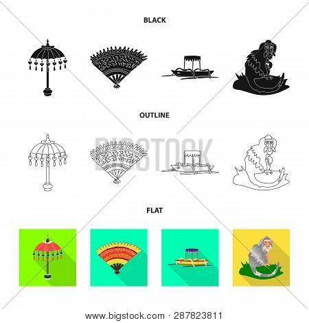 Vector Illustration Of Travel And Tourism Icon. Set Of Travel And Island Vector Icon For Stock.