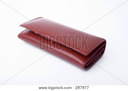Röd plånbok