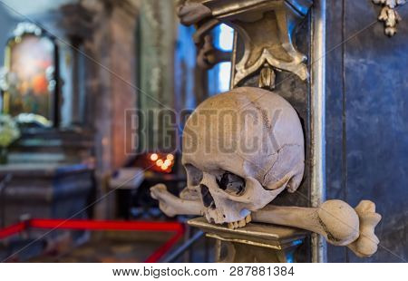 Kostnice Church in Kutna Hora - Czech Republic - travel background