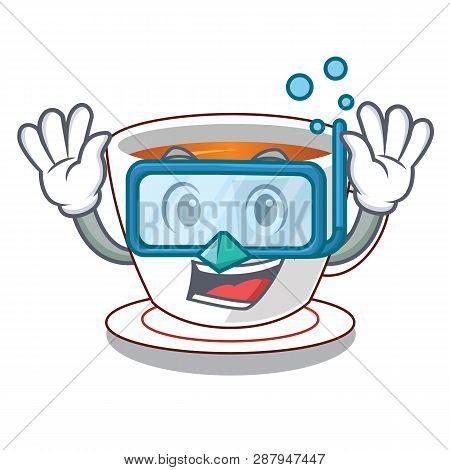 Diving Cup Mint Tea The Shape Mascot