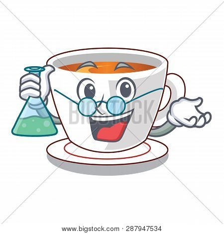 Professor Cup Mint Tea The Shape Mascot