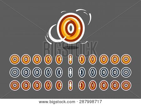 Three Rotating Rings For Creating Video Games