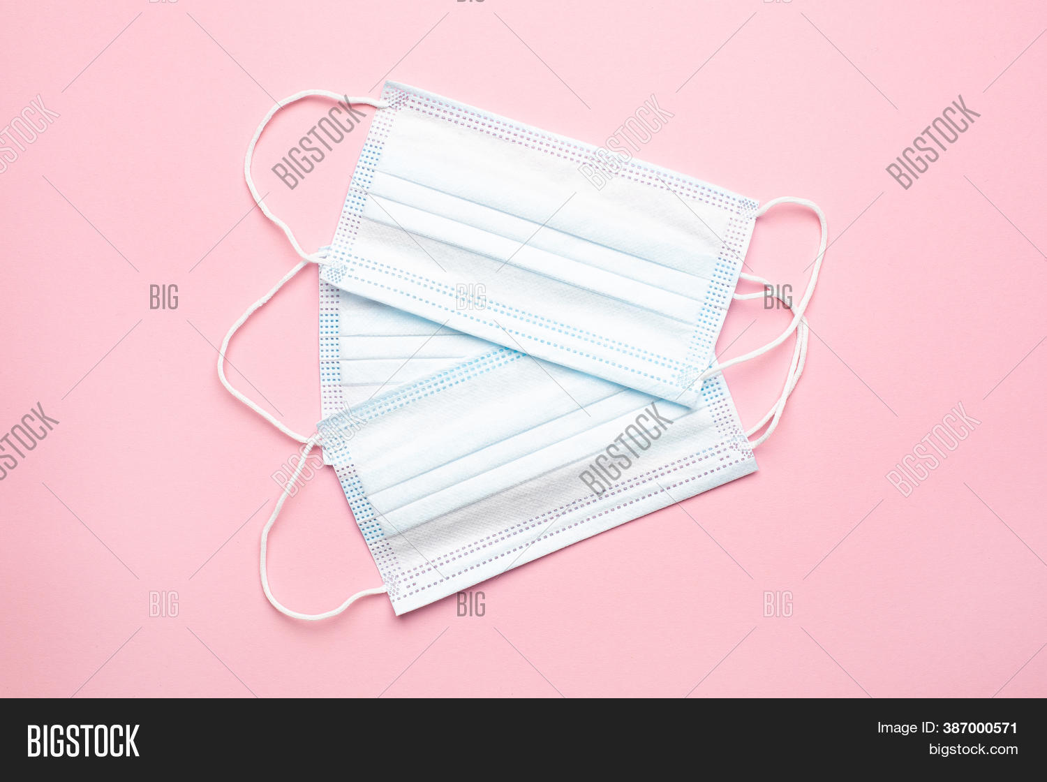 Medical Masks On Pink Image & Photo (Free Trial) Bigstock