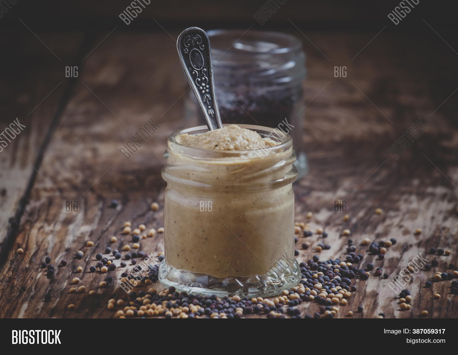 Mustard Glass Jar Image & Photo (Free Trial) Bigstock
