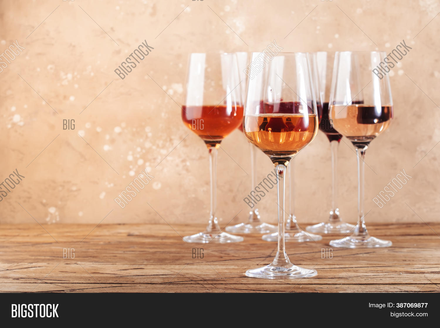 Rose Wine Glasses Image & Photo (Free Trial) Bigstock