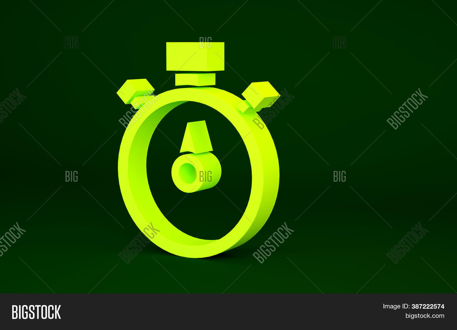 Yellow Stopwatch Icon Image & Photo (Free Trial) Bigstock