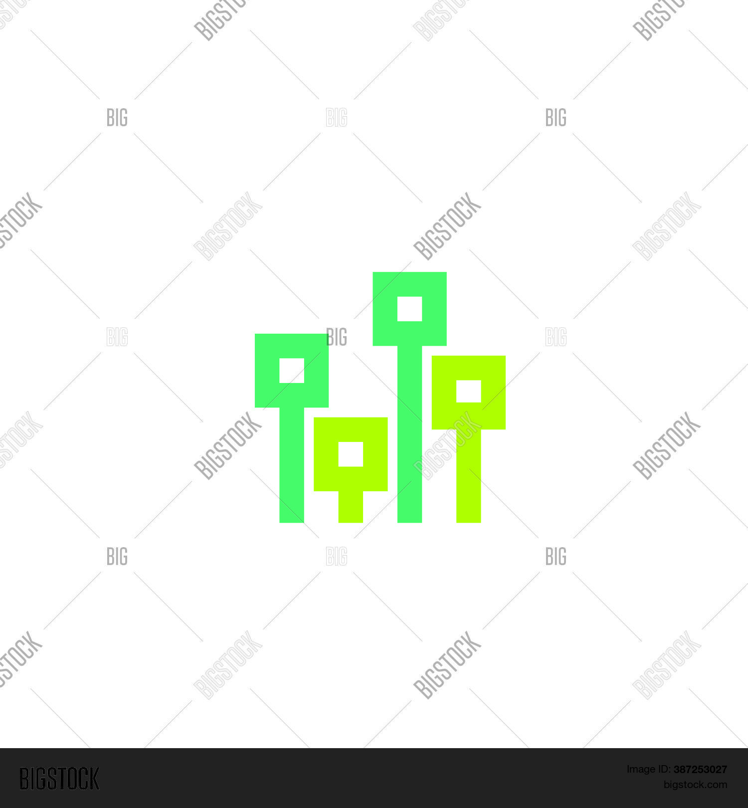Small Tree Shape Logo Logo Depicting Shape Vector & Photo (Free Trial) | Bigstock