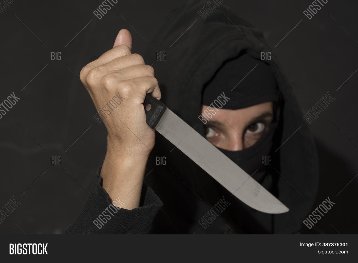 Attacker Knife Violent Image & Photo (Free Trial) Bigstock