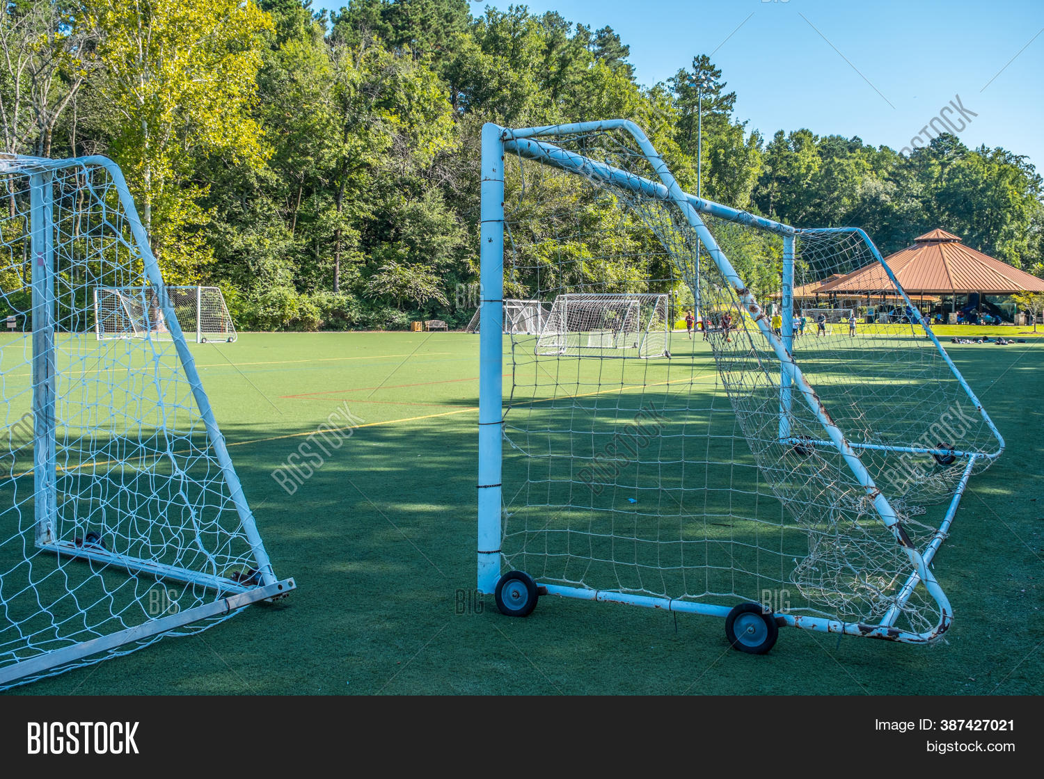 large soccer nets