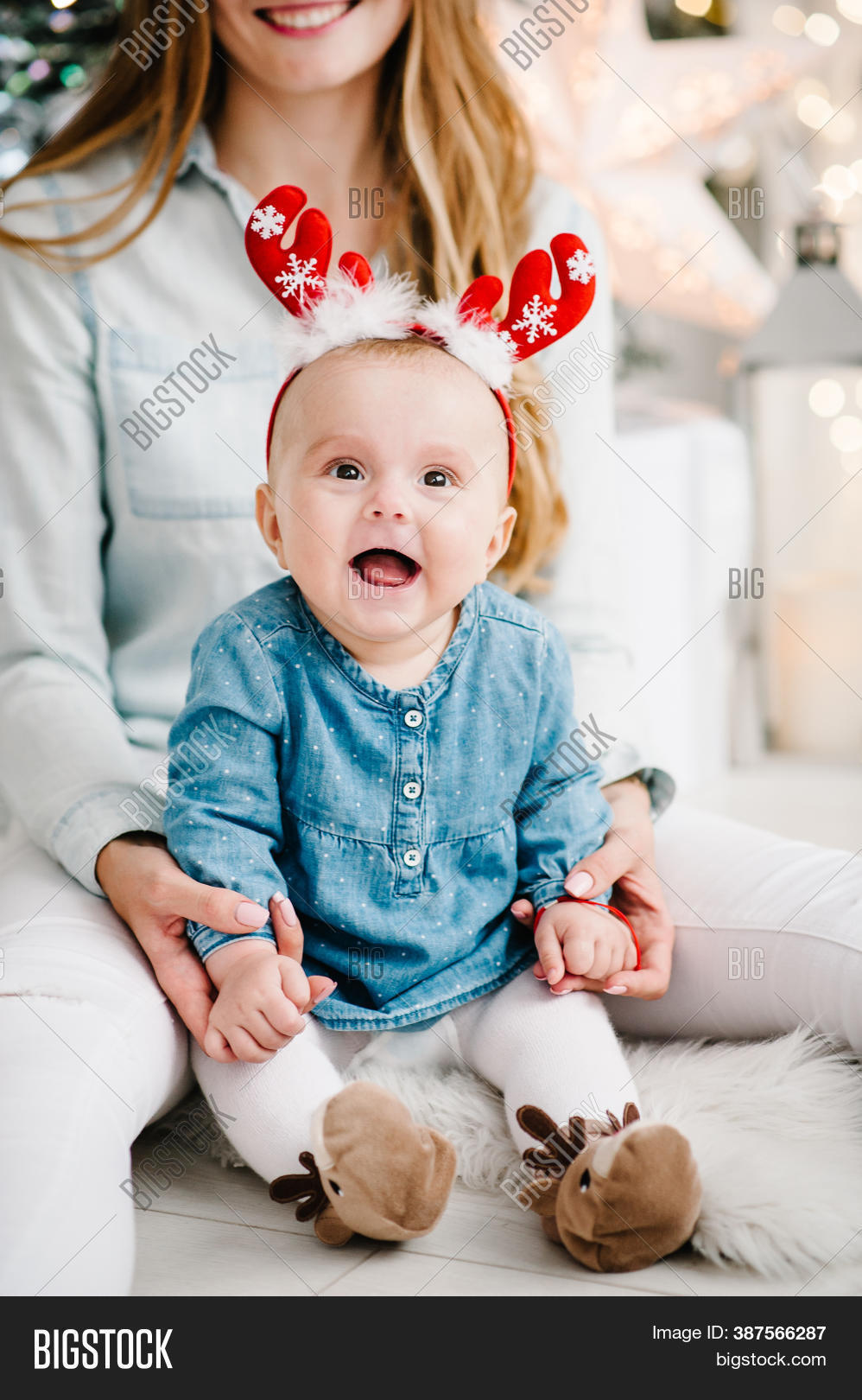Baby Girl Mom On Floor Image & Photo (Free Trial) Bigstock
