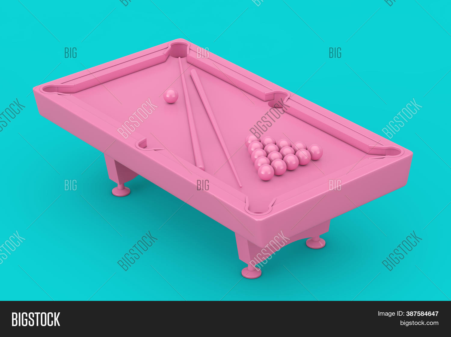 Pink Pool Billiard Image & Photo (Free Trial) Bigstock