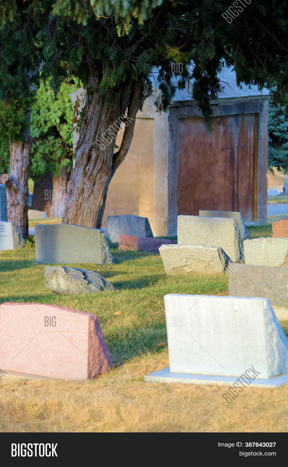 Vintage Headstones On Image & Photo (Free Trial) | Bigstock