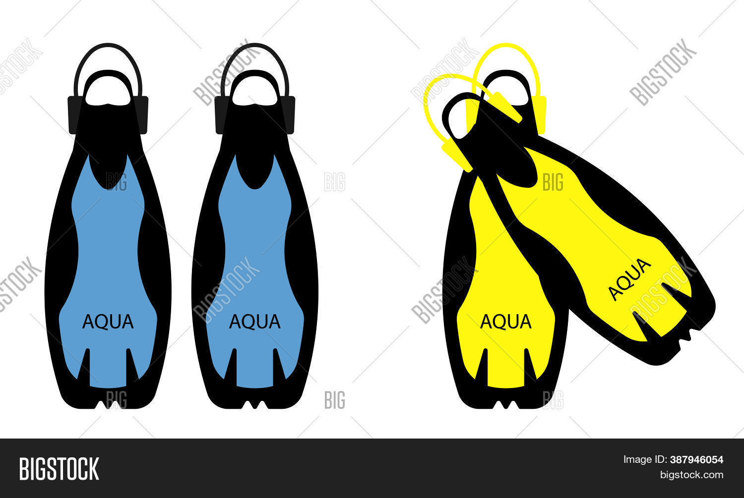 Scuba Diving Flippers Image &amp; Photo (Free Trial) | Bigstock