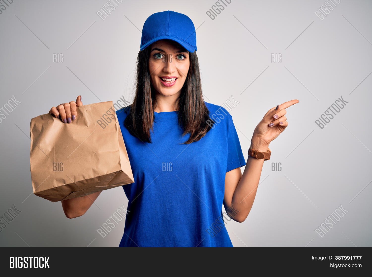 Young Delivery Woman Image & Photo (Free Trial) Bigstock