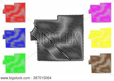 Morgan County, Indiana (u.s. County, United States Of America, Usa, U.s., Us) Map Vector Illustratio
