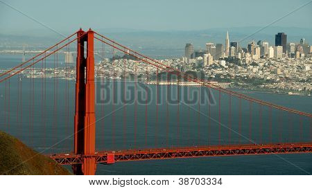 San Francisco en de Golden Gate Bridge