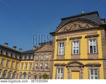 the old cities of bad arolsen and landau in germany