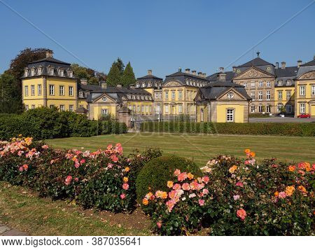 the old cities of bad arolsen and landau in germany