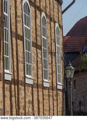 the old cities of bad arolsen and landau in germany