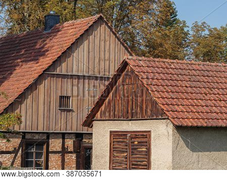the old cities of bad arolsen and landau in germany