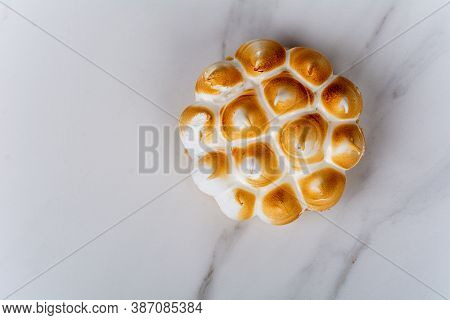 Fresh Lemon Pie With Meringue.
