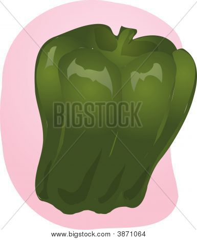 Peberfrugt Illustration