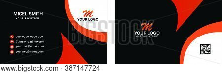 Easy To Editable Colorful Modern Unique Nice Wonder Useful Vector Businessman Business Card Design