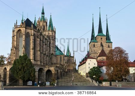 에르푸르트 대성당 및 Severikirche, 독일