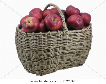 Red Apples In Basket