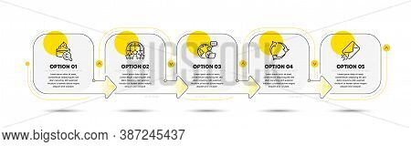 Recycle, Rating Stars And E-mail Line Icons Set. Timeline Process Flowchart. Collagen Skin Sign. Rec