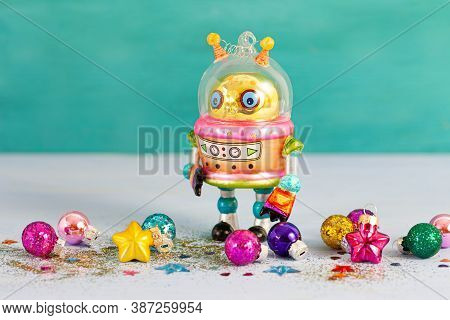 Colorful And Kitschy Christmas Baubles And Ornaments For The Holidays