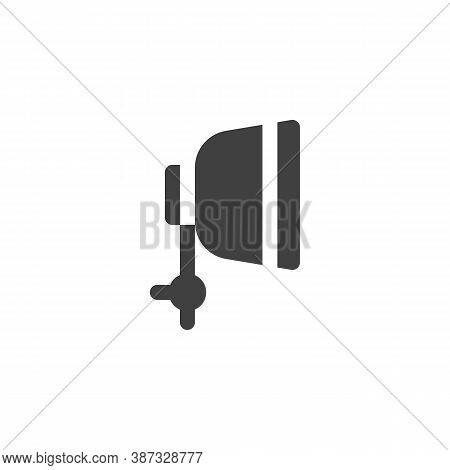 Umbrella Softbox Vector Icon. Filled Flat Sign For Mobile Concept And Web Design. Photo Studio Softb