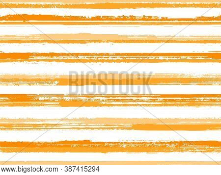 Grunge Stripes Seamless Vector Background Pattern. Wrapping Paper Lines Pattern. Dry Paintbrush Stri