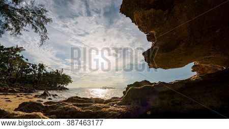 Tub Kaek beach in Krabi Thailand atsunset