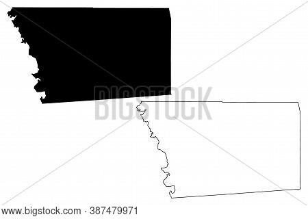 Simpson County, Mississippi (u.s. County, United States Of America, Usa, U.s., Us) Map Vector Illust