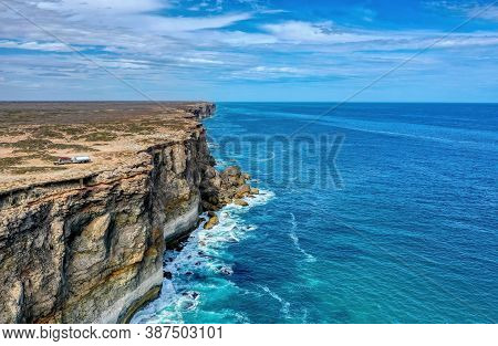 Nallarbor Plains In South Australia Is Part Of A Flat Almost Treeless,arid Part Of The Country Locat