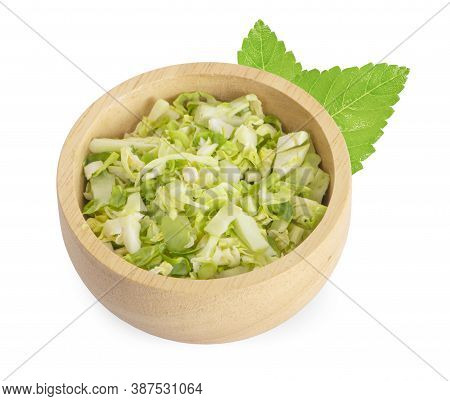Brussel Sprouts Vegetable An Isolated On White Background.cilpping Path