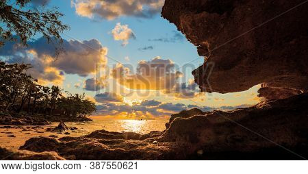 Tub Kaek beach in Krabi Thailand atsunset